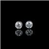 Image 2 : 1.81 ctw G COLOR SI2 CLARITY Diamond 14K White Gold Stud Earrings