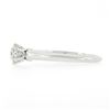 Image 7 : Classic Tiffany & Co. Platinum 0.30 ctw Round Diamond Solitaire Engagement Ring