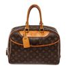 Louis Vuitton Brown Monogram Canvas Deauville Satchel Bag