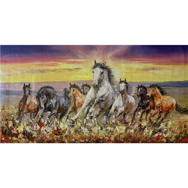 Herd Moving On by Inam