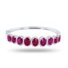 Image 1 : 18.44 ctw BURMESE Ruby and 1.34 ctw Diamond Platinum Bangle (GIA CERTIFIED)