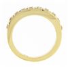 Image 8 : NEW 18k Yellow Gold 1.75 ctw French Cut Channel Diamond Stack Wedding Band Ring