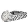 Image 4 : Rolex Ladies Quickset Silver Index White Gold Bezel With Hidden Clasp Jubilee Ba