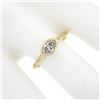 Image 3 : NEW 14k Yellow Gold 0.53 ctw Marquise Bezel Diamond Solitaire Petite Simple Ring