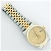Image 9 : Rolex Mens 2T Factory Champagne Diamond Dial 14K Yellow Gold And Stainless Steel