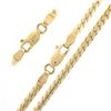 Image 9 : 17 14k Gold 1.65 ctw Sapphire & Diamond Channel Chevron V Fancy Chain Necklace