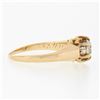 Image 5 : Antique Victorian 18k Gold 0.65 ctw Old Mine Prong Set Diamond Engagement Ring