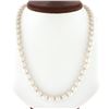 Cultured Pearl Strand Necklace w/ 14k White Gold Adjustable Length Cage Clasp