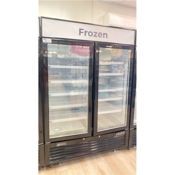 EFI COMMERCIAL 54" 2 DOOR GLASS FRONT FREEZER/MERCHANDISER UNIT