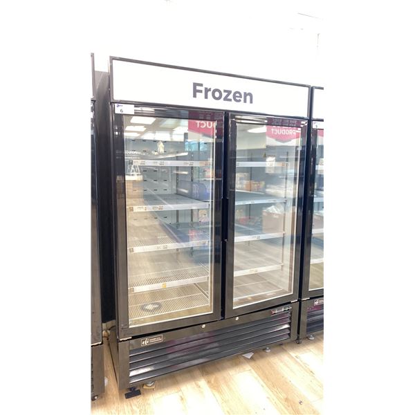 EFI COMMERCIAL 54" 2 DOOR GLASS FRONT FREEZER/MERCHANDISER UNIT
