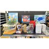 Image 2 : SHELF LOT OF ASSORTED NEW STATIONERY PRODUCTS INCLUDING PENS, PAPER, ENVELOPES, LIGHTERS, TAPE,