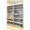 Image 2 : PAIR OF GREY MODERN SHELVING UNITS APPROX 39.5"W X 23"D X 39"H *CONTENTS NOT INCLUDED*