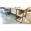 Image 1 : L SHAPED COMPUTER DESK WITH DRAWERS & SHELVES APPROX 59"L X 43"W X 30"H *CONTENTS NOT INCLUDED*