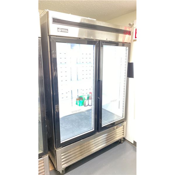 EFI C2-54GDSVC COMMERCIAL 54" GLASS FRONT 2 DOOR REACH IN REFRIGERATOR