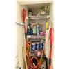 Image 2 : ASSORTED CLEANING SUPPLIES - BROOMS, MOPS, CLEANERS, ETC,