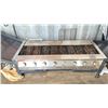 Image 1 : GRILL CHEF (8) BURNER OUTDOOR PROPANE GRILL ON MOBILE STAND *ONE KNOB MISSING*
