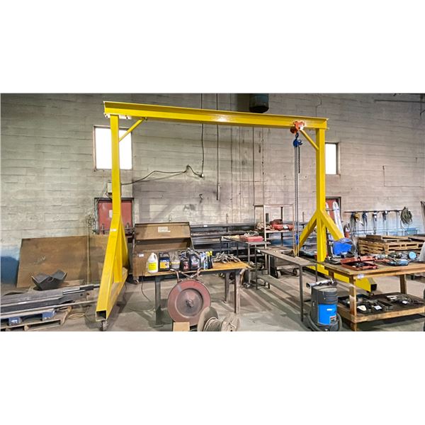 INDUSTRIAL 3 TON MOBILE OVERHEAD SHOP CRANE