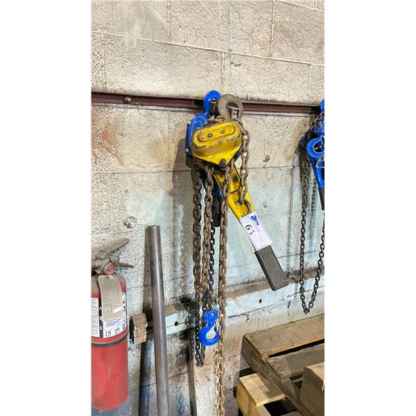 POWERFIST 1 1/2TON LEVER CHAIN HOIST & POWERFIST 3/4TON LEVER CHAIN HOIST