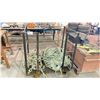 Image 1 : METAL INDUSTRIAL FORKLIFT MAN BASKET ATTACHMENT WITH RIGGING ROPE
