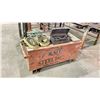 Image 1 : METAL INDUSTRIAL PORTABLE TOOLBOX WITH LIFTING STRAPS, 2 SMALL TOOLBOXES & ASSORTED HAND TOOLS