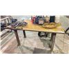Image 1 : METAL SHOP TABLE & CONTENTS *C-CLAMPS NOT INCLUDED*