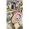 Image 1 : RED INDUSTRIAL METAL BANDING CART WITH TOOLING