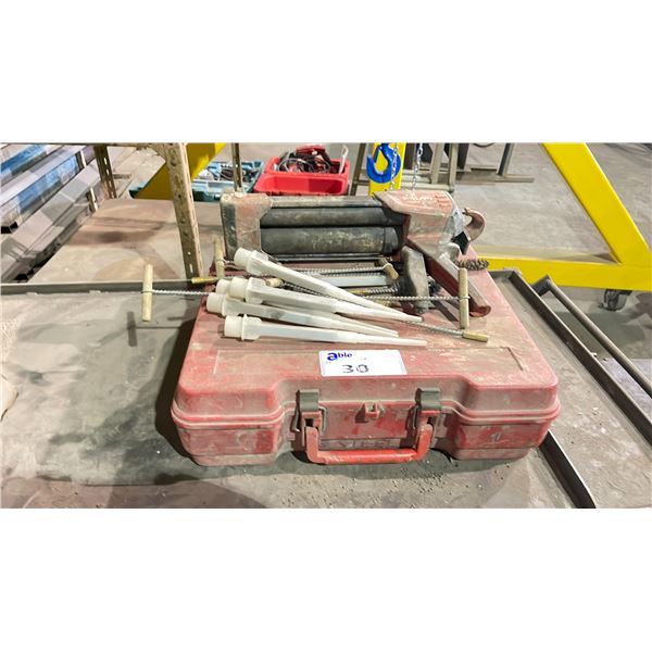 2 HILTI COMPOUND GUNS WITH HARD TRANSPORT CASE