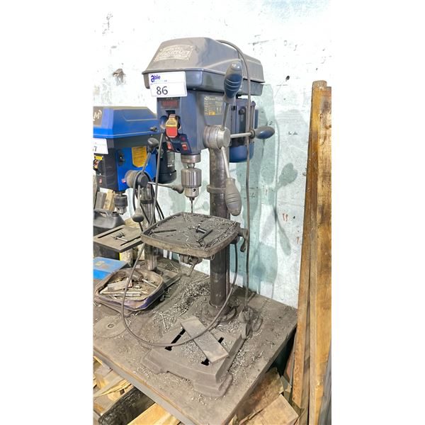 MASTERCRAFT MAXIMUM 12" ELECTRIC BENCH TOP DRILL PRESS WITH LASER LINE