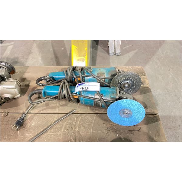 2 MAKITA ELECTRIC GRINDERS