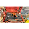 Image 1 : HILTI DX76 AIR ACTUATED GUN WITH ASSORTED HILTI HARDWARE & CAPS