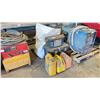Image 1 : 2 PLASTIC INDUSTRIAL TOOL BOXES WITH ASSORTED HAND TOOLS, 3 JERRY CANS, & BAG OF VARIOUS PARTS &
