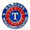 Image 1 : 2023 Texas Rangers-Metal Sign