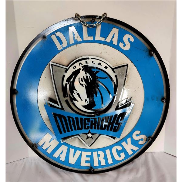Dallas Mavericks-Metal Sign