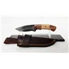 Image 1 : Woodsman-Damascus Steel knife & sheath