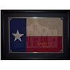 Image 1 : "Ghost of The Alamo" Aged Texas Flag