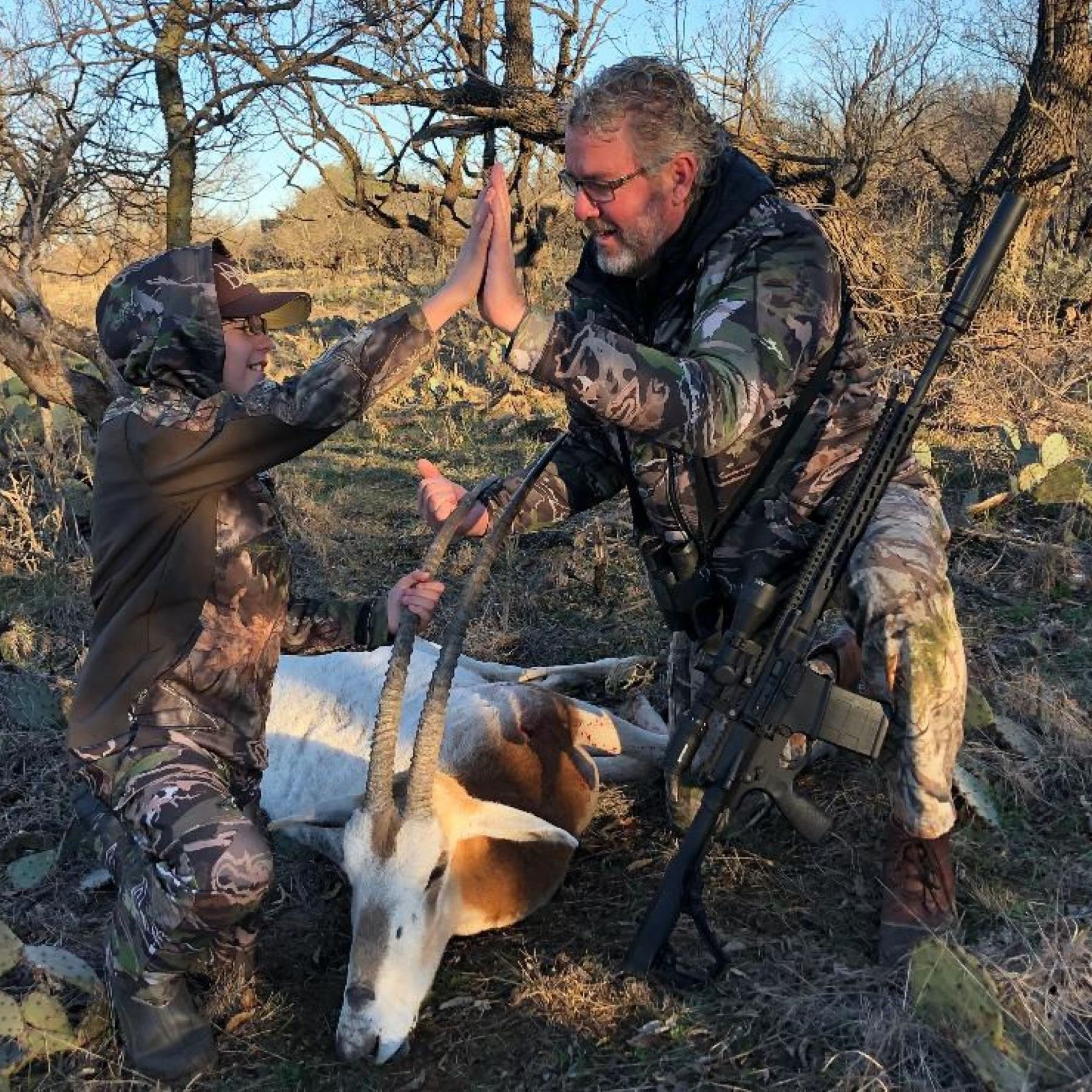 Trophy Oryx hunt at 3 Amigos Ranch-