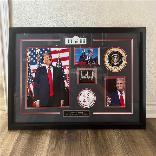President Trump Patriotic Framed Photos