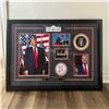 Image 1 : President Trump Patriotic Framed Photos