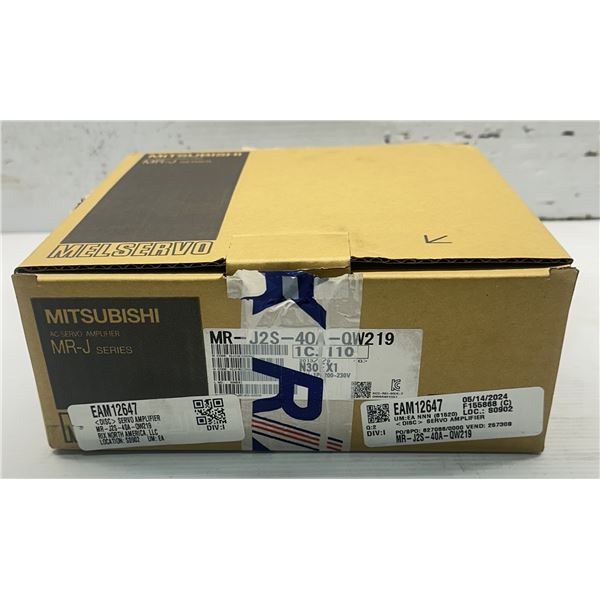 Mitsubishi #MR-J2S-40A-QW219 AC Servo Unit