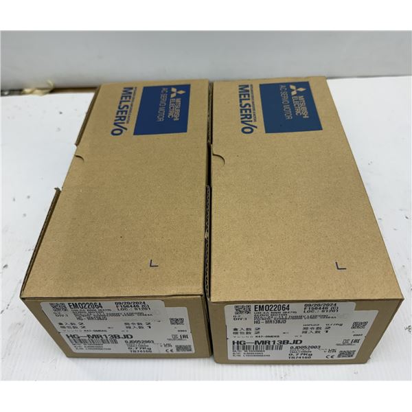 (2) Mitsubishi #HG-MR13BJD Servo Motors