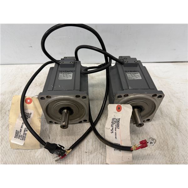 (2) Mitsubishi #HA-FF63 AC Servo Motors