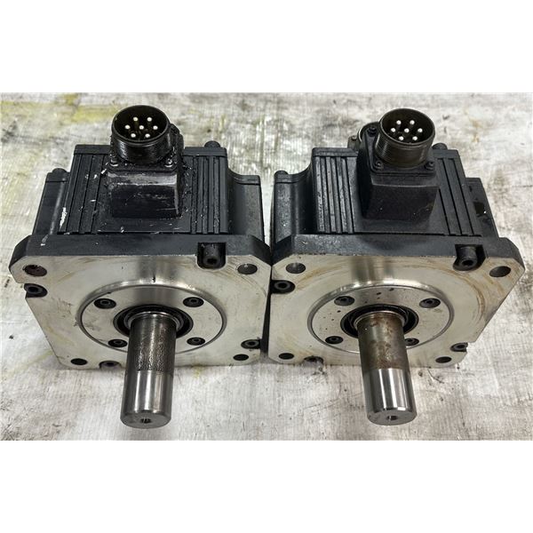 (2) Mitsubishi #HC203S AC Servo Motors w/OSA104S2 Encoders