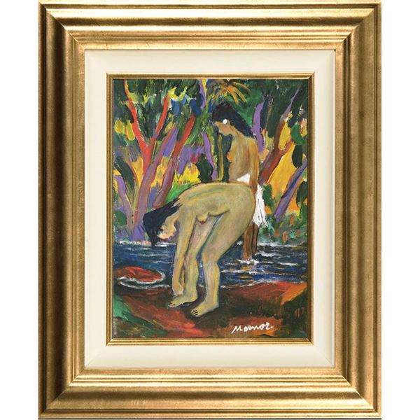 Two Bathing in a Stream by Manor Shadian