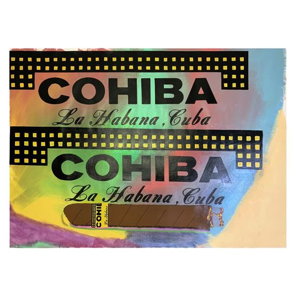 Cohiba by Steve Kaufman (1960-2010)