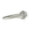 Image 5 : Antique Art Deco Platinum .62 ctw Old European Diamond Engagement or Promise Rin