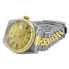 Image 7 : Rolex Mens Two Tone Gold And Steel Champagne Index Datejust Wristwatch 36MM