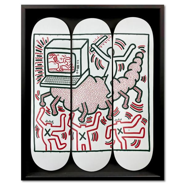 Centipede by Keith Haring (1958-1990)
