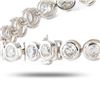 Image 3 : 13.09 ctw G to I COLOR SI3 to I1 CLARITY Diamond Platinum Tennis Bracelet