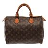 Louis Vuitton Brown Monogram Canvas Leather Speedy 30 Satchel Bag