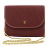 Chanel Red Quilted Tweed Square Flap Shoulder Bag